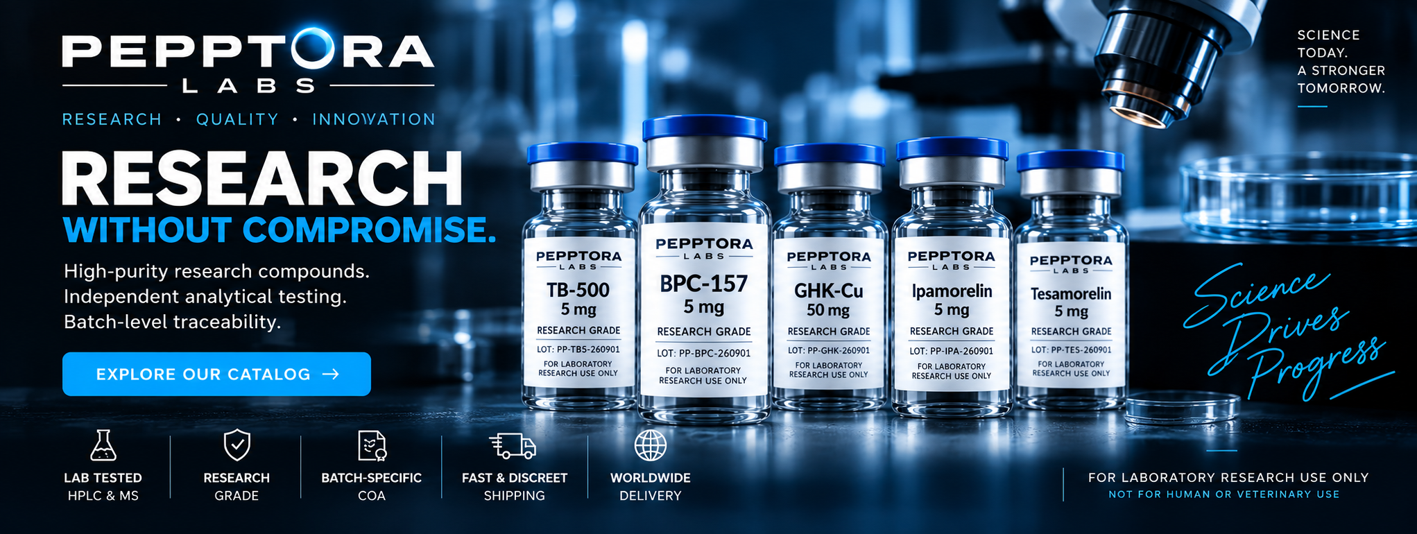PEPPTORA LABS research supply